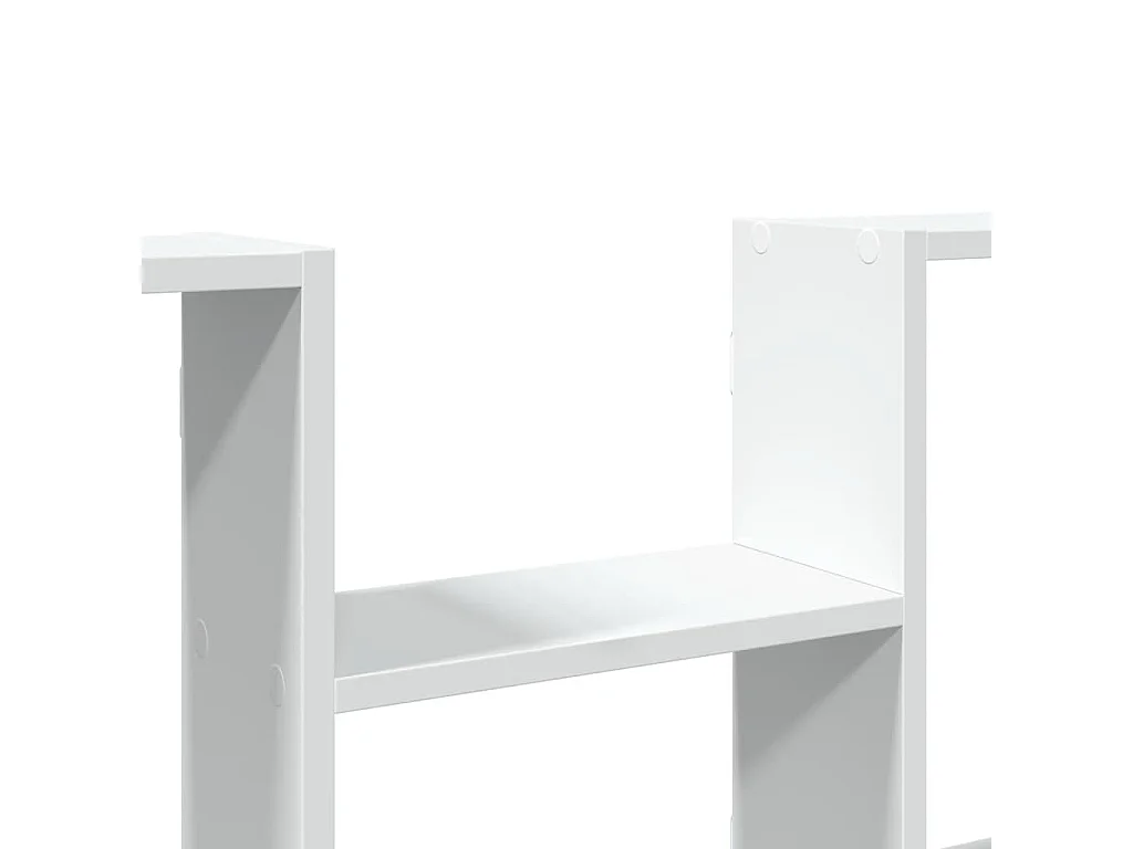 Witte wandplank 99x15x60 cm bewerkt hout