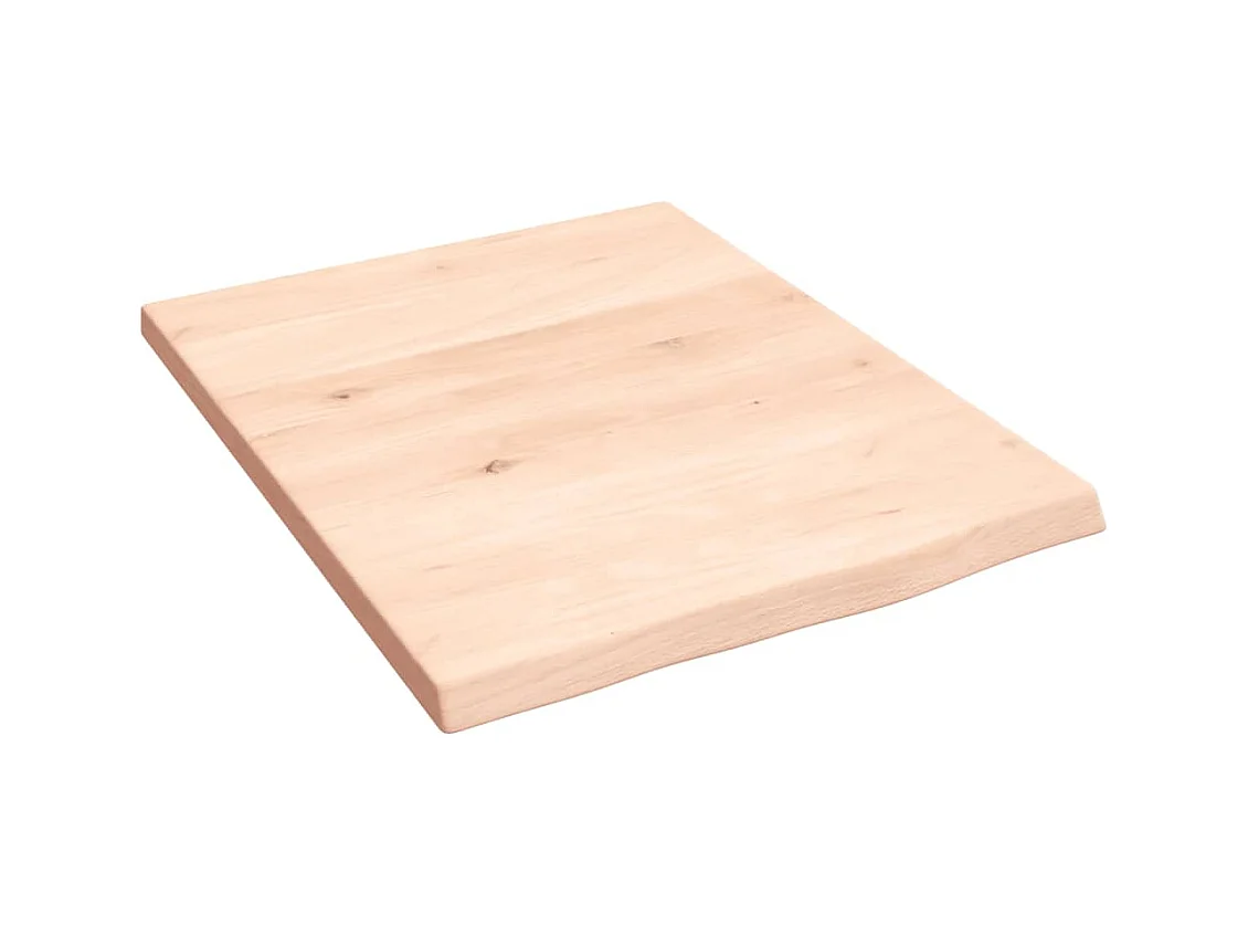 Étagère murale 40x50x2 cm bois de chêne massif non traité