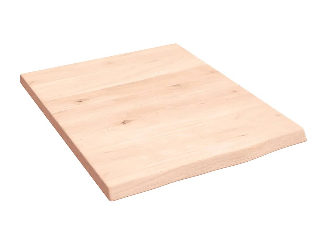 Étagère murale 40x50x2 cm bois de chêne massif non traité