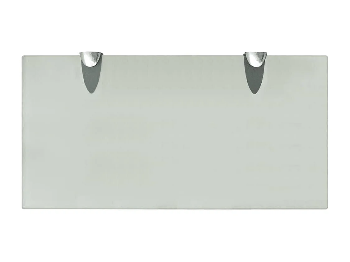 Mensola da parete in vetro 40 x 20 cm 8 mm