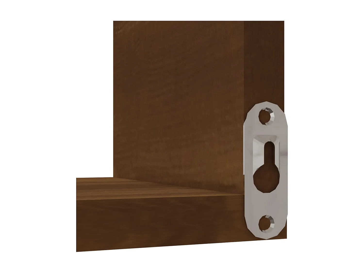 Étagère d'angle murale Chêne marron 40x40x50 cm Bois ingénierie