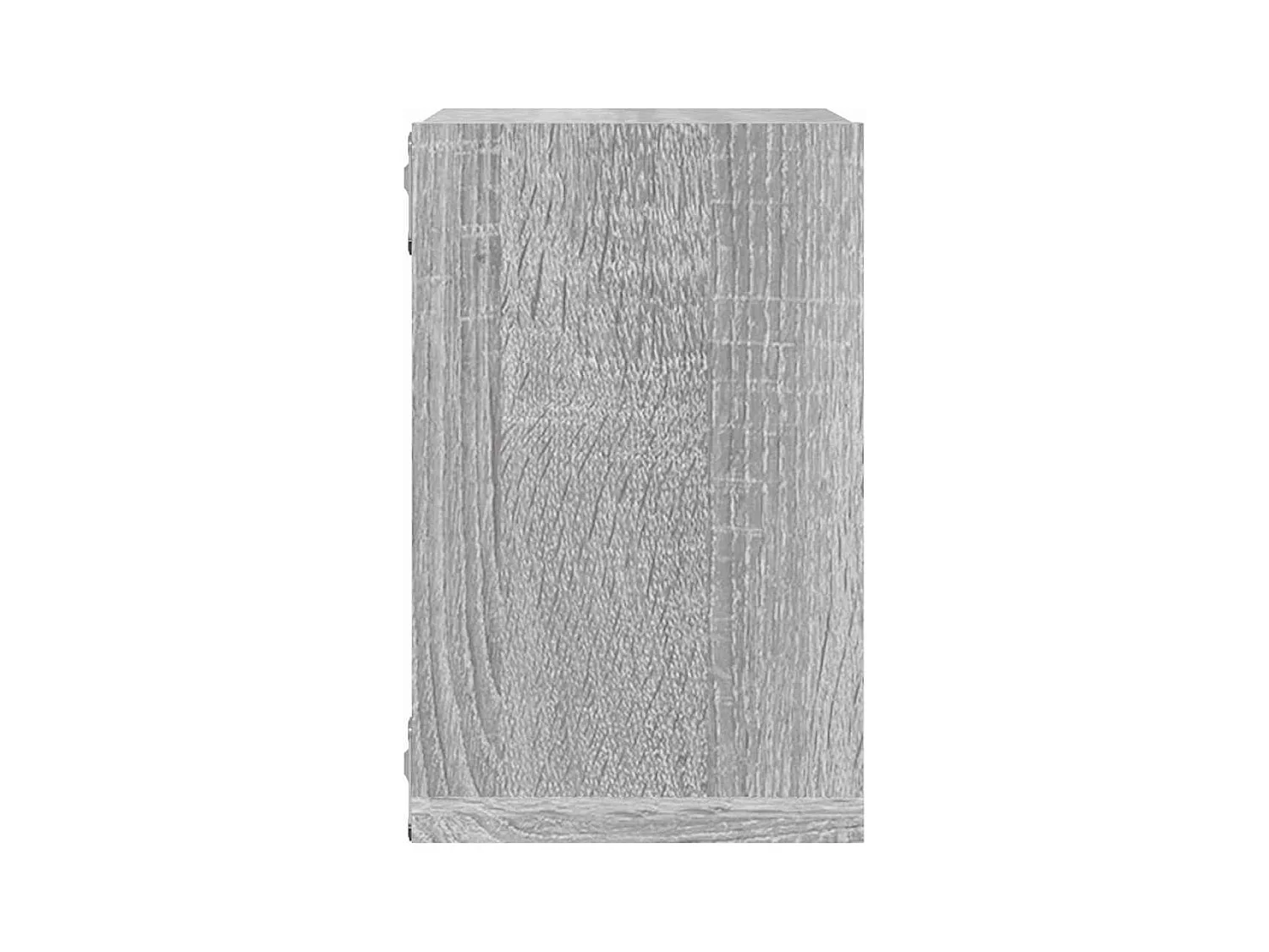 Estantes de pared cubo 2 piezas Sonoma gris 26x15x26 cm madera de ingeniería