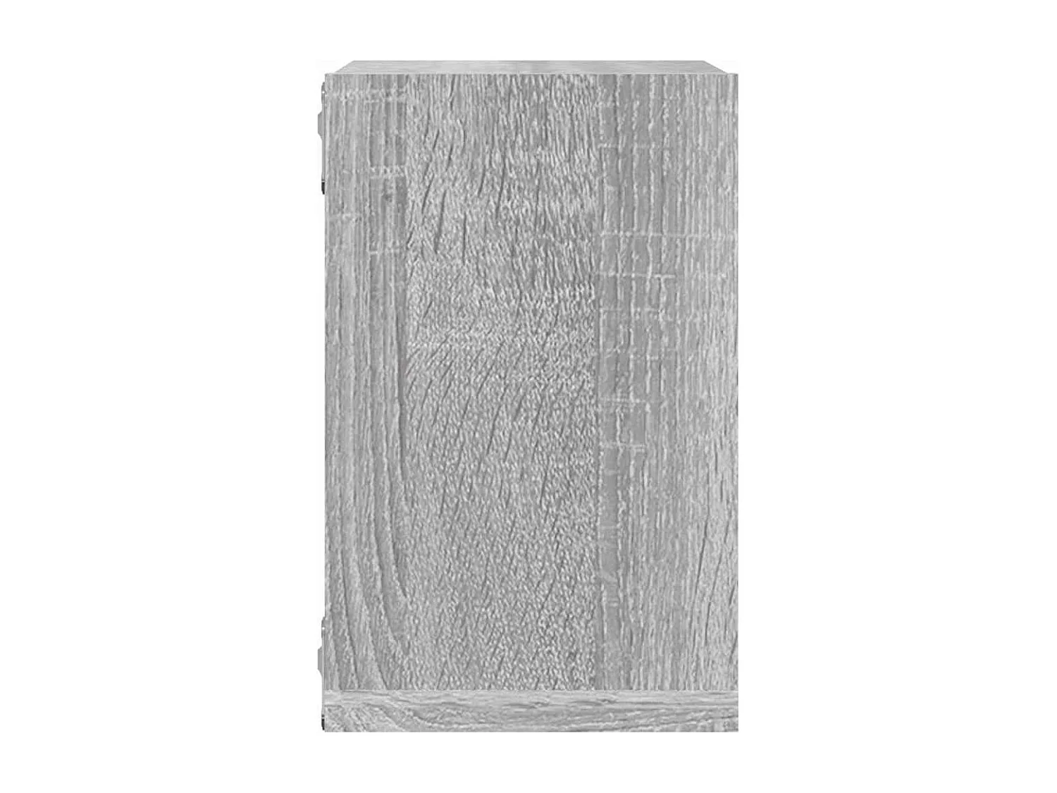 Estantes de pared cubo 2 piezas Sonoma gris 26x15x26 cm madera de ingeniería