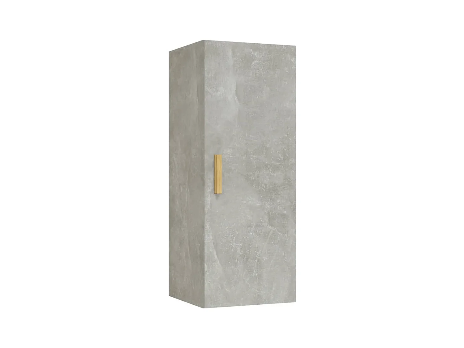 Armoire murale Gris béton 34,5x34x90 cm Bois d'ingénierie