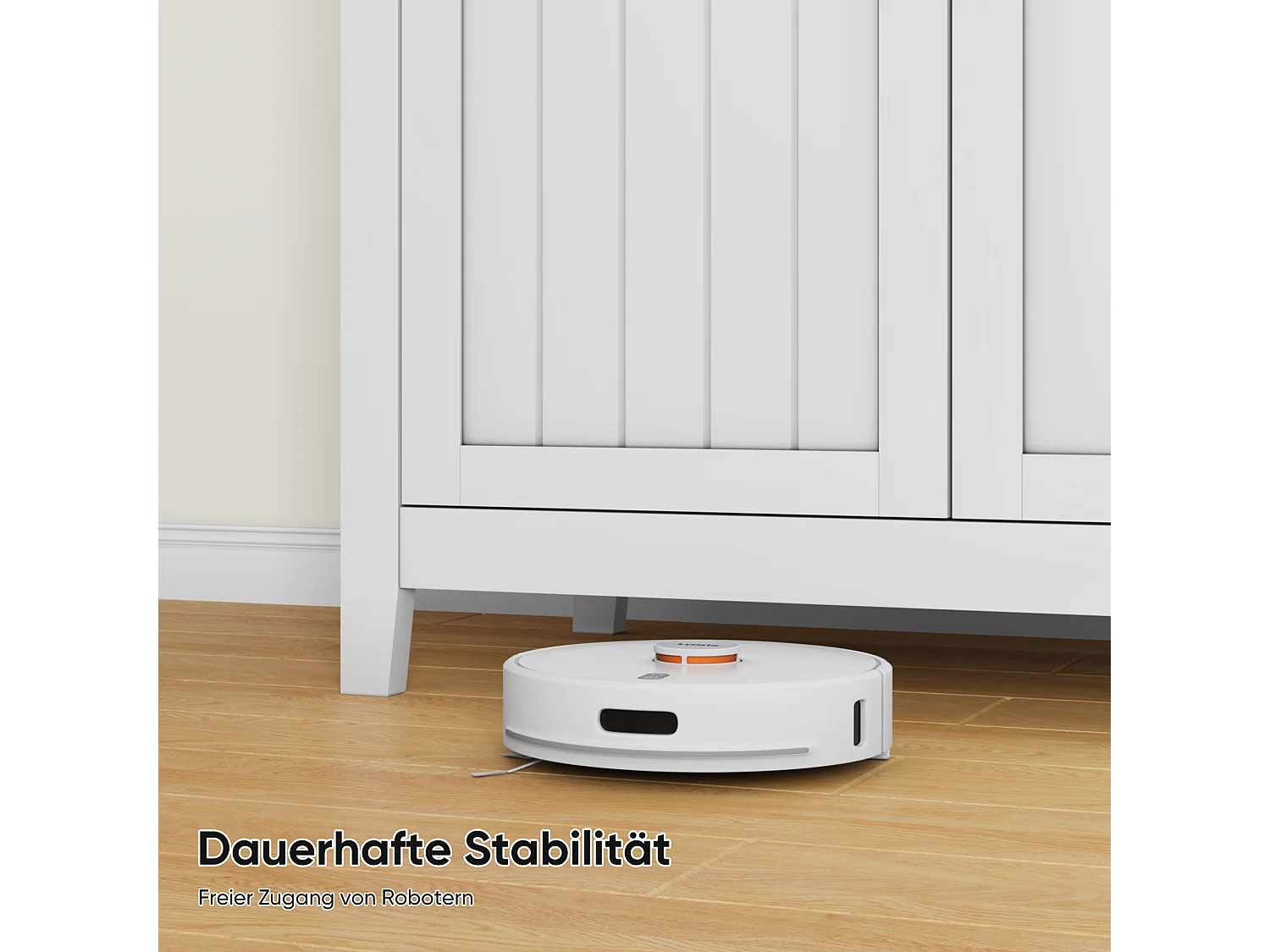 Meuble de rangement moderne, avec étagères ajustables et portes doubles, pour salle de bain, salon et chambre (80x40x80 cm)