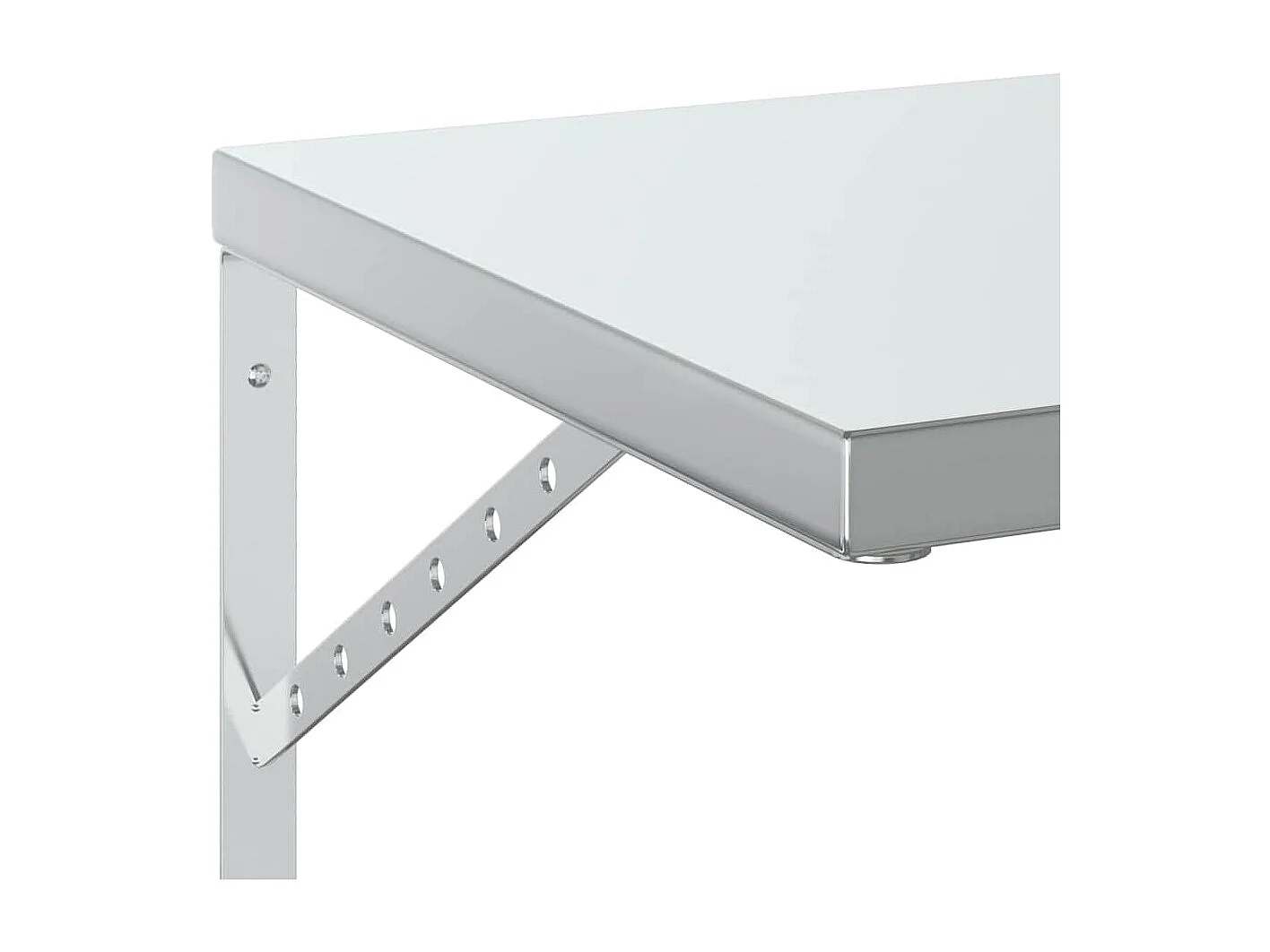 Étagères murales 2 pcs 50x40 cm argenté acier inoxydable