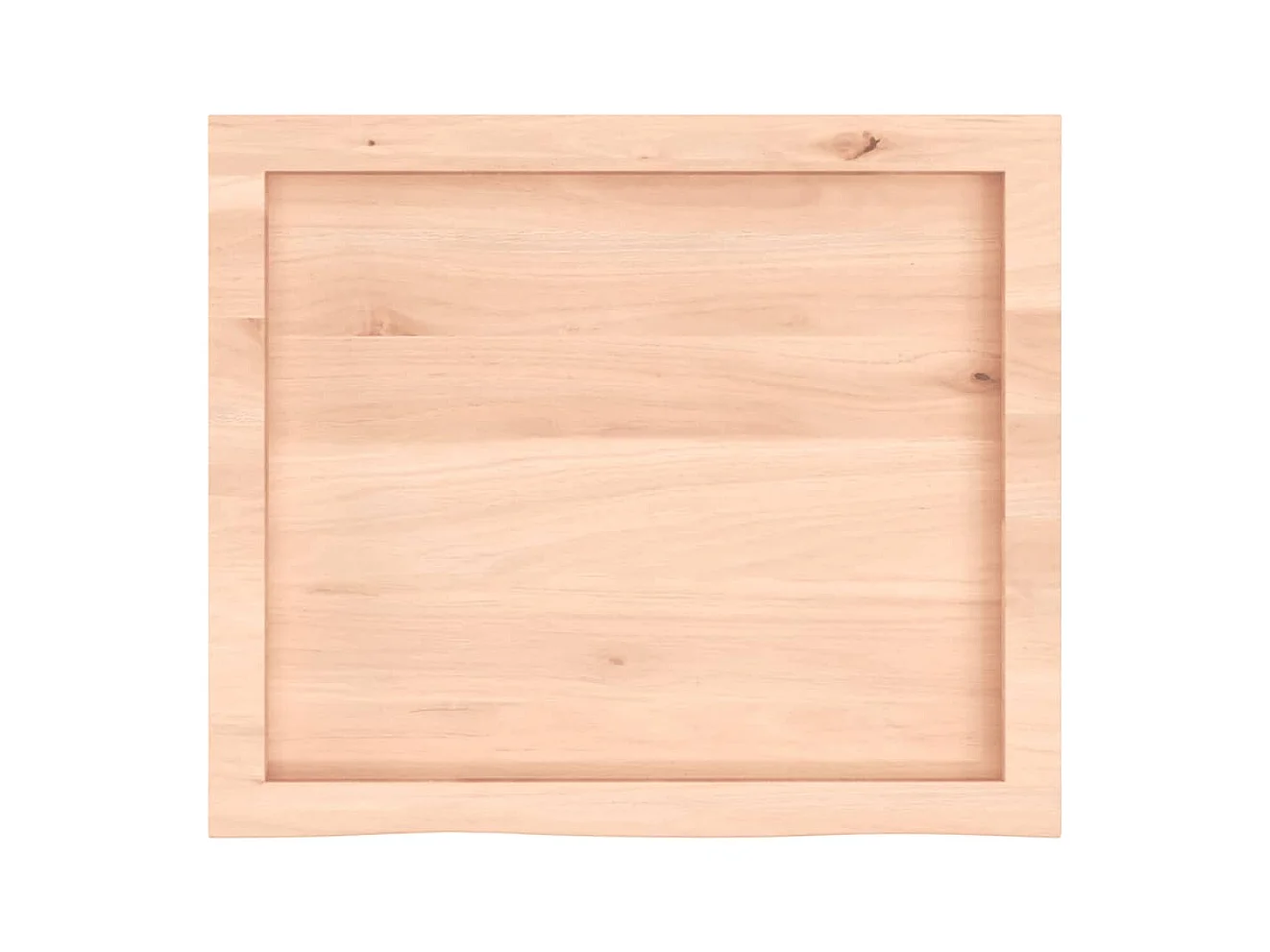 Étagère murale 60x50x(2-4) cm bois de chêne massif non traité
