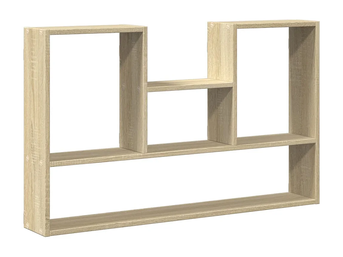 Estante de pared de roble Sonoma 99x15x60 cm madera de ingeniería