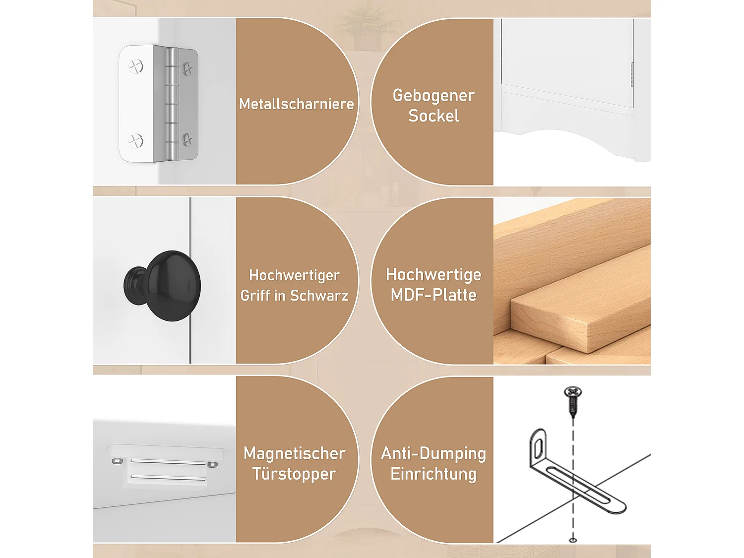 Armoire de salle de bain triangulaire, peinture résistante à l'humidité, étagères ajustables, 2 portes, blanc, (51.7x32x155.4 cm)