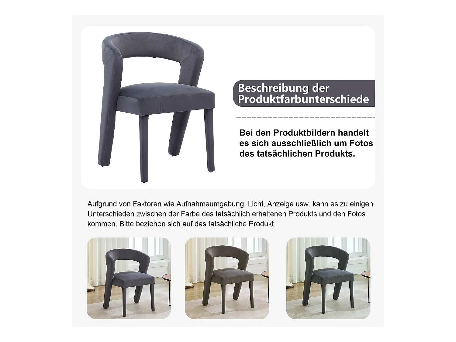 Sessel, Loungesessel Grau, Samt, Ergonomisch, Tragfähigkeit 150 kg (59x60x79 cm)