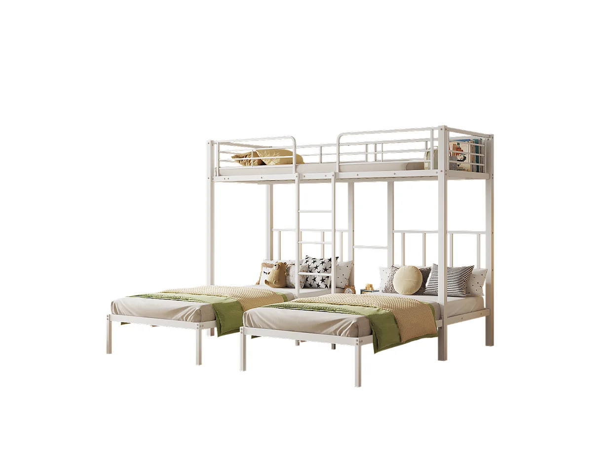 Fauteuil à bascule avec accoudoirs, tissu chenille beige, assise spacieuse et dossier ergonomique (71x98.5x97cm)