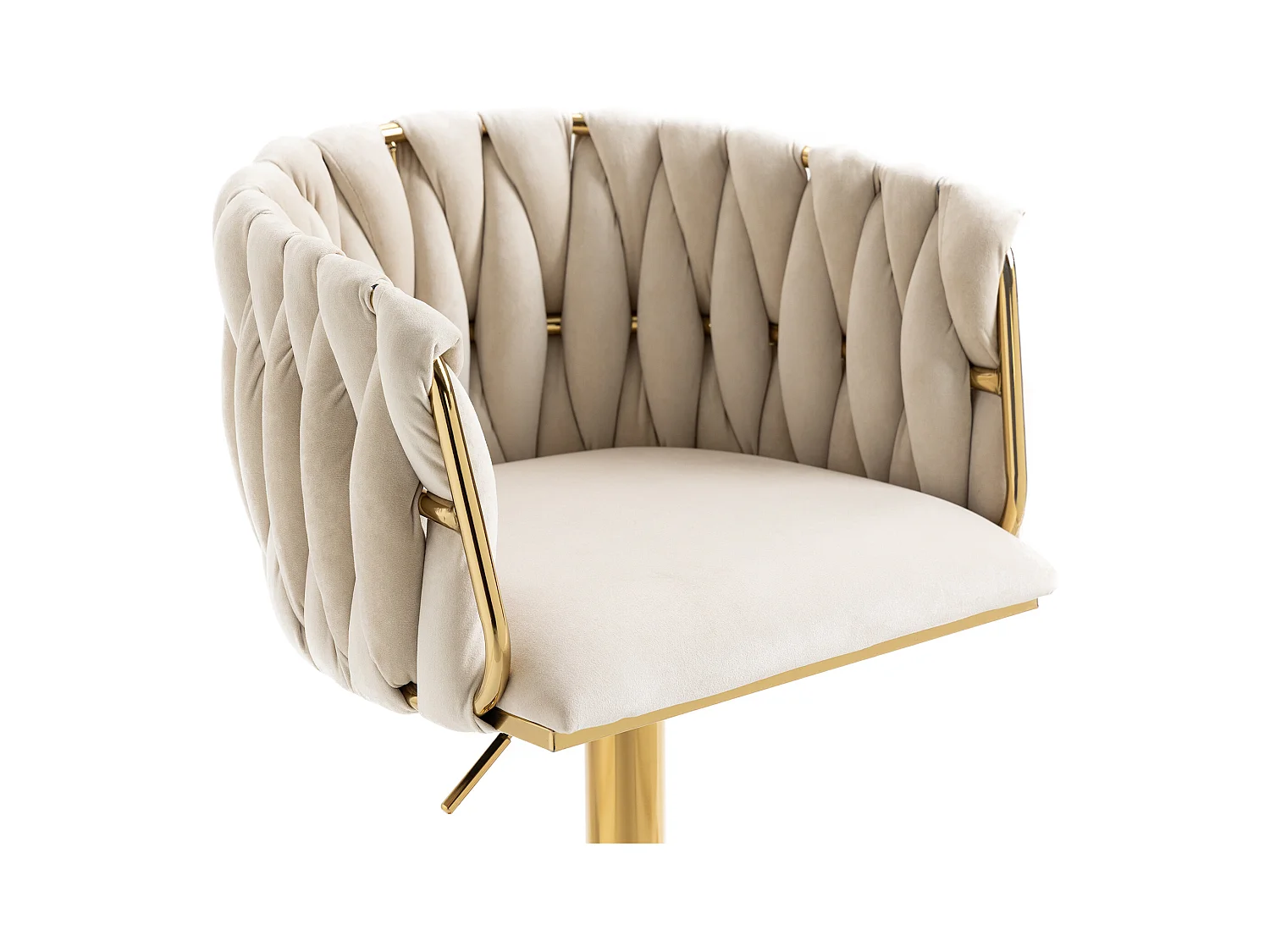 Tabouret de bar vintage avec dossier et repose-pieds, hauteur de comptoir, chaise de salle à manger pour îlot de cuisine, bar, (53x51x87 cm)