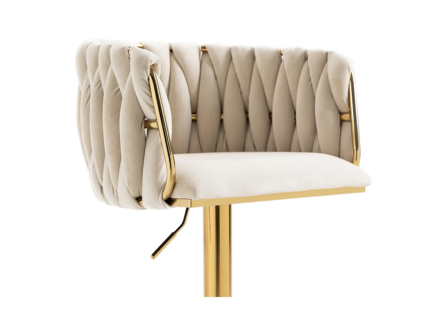 Tabouret de bar vintage avec dossier et repose-pieds, hauteur de comptoir, chaise de salle à manger pour îlot de cuisine, bar, (53x51x87 cm)