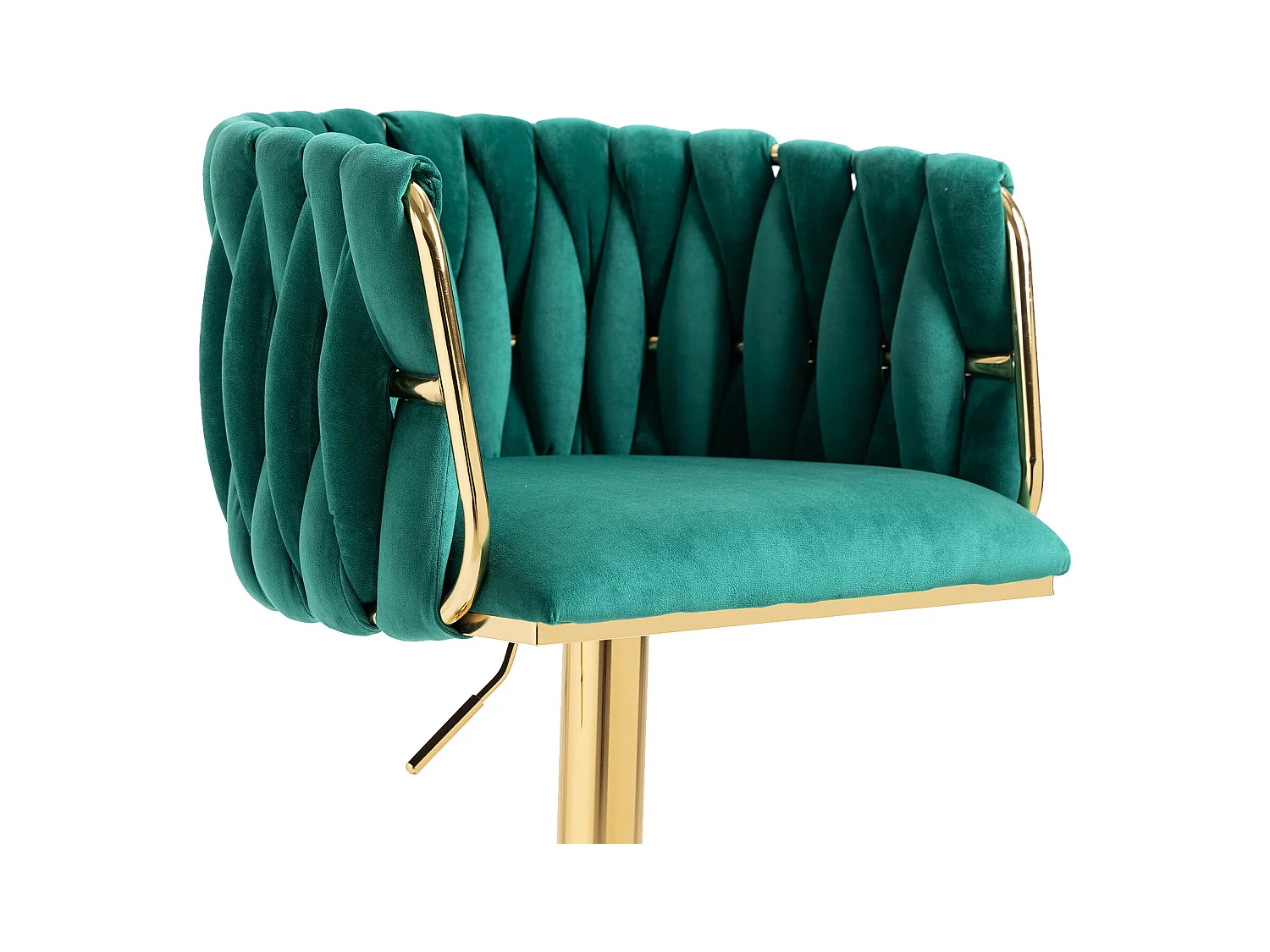 Tabouret de bar vintage avec dossier et repose-pieds, hauteur de comptoir, chaise de salle à manger pour îlot de cuisine, bar, (53x51x87 cm)