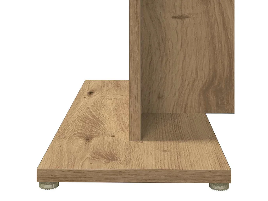 Mesa de comedor de roble artesanal 80x80x75 cm madera de ingeniería