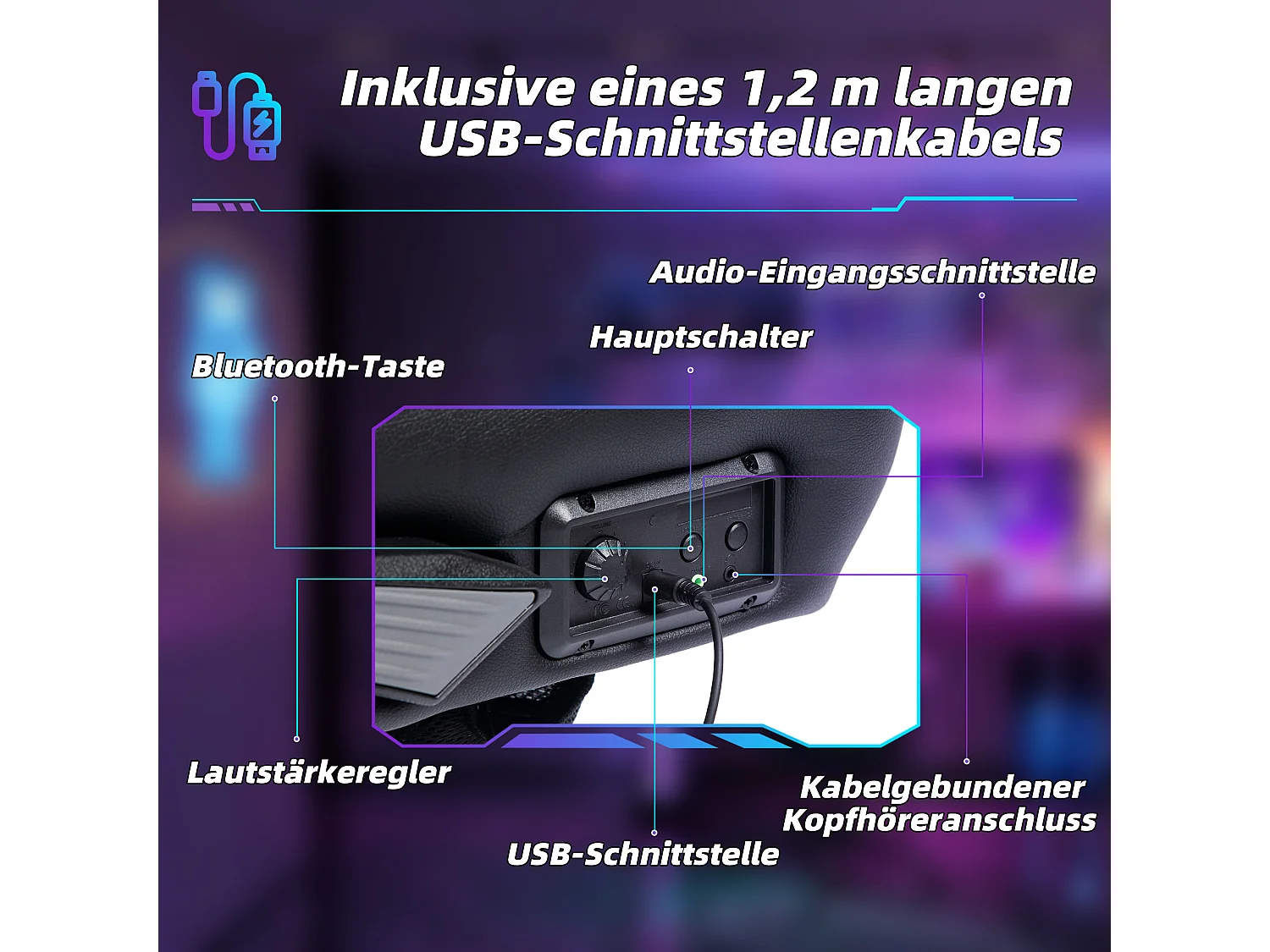 Gaming stoel met schommel- en ligfunctie, kunstleer, zwart en grijs (69x73x118 cm)