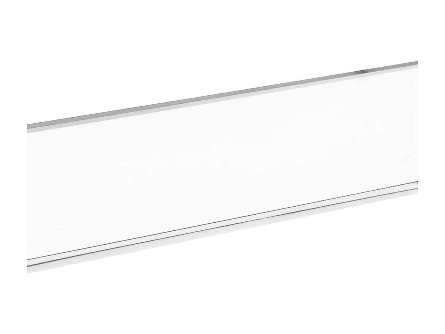 Supporto ergonomico per monitor, in acrilico trasparente, per laptop e schermi LCD (53x19x9 cm)