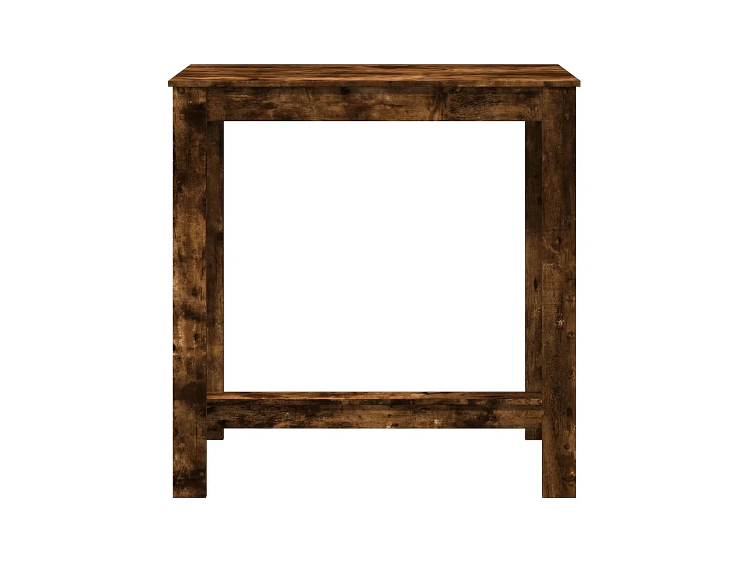 Bartafel van gerookt eikenhout 102x50x103,5 cm bewerkt hout