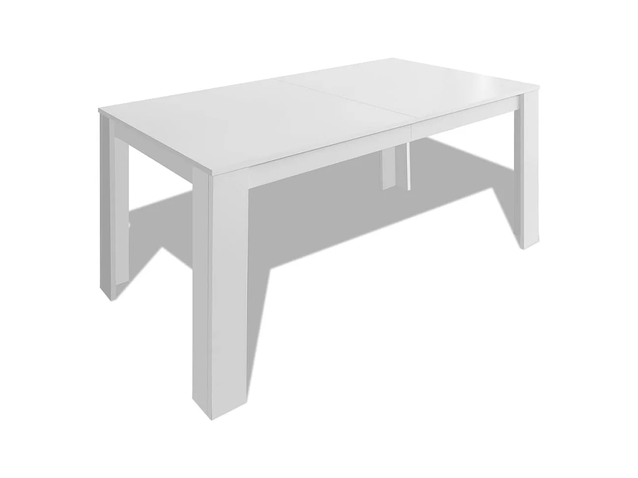 Eettafel 140x80x75 cm wit