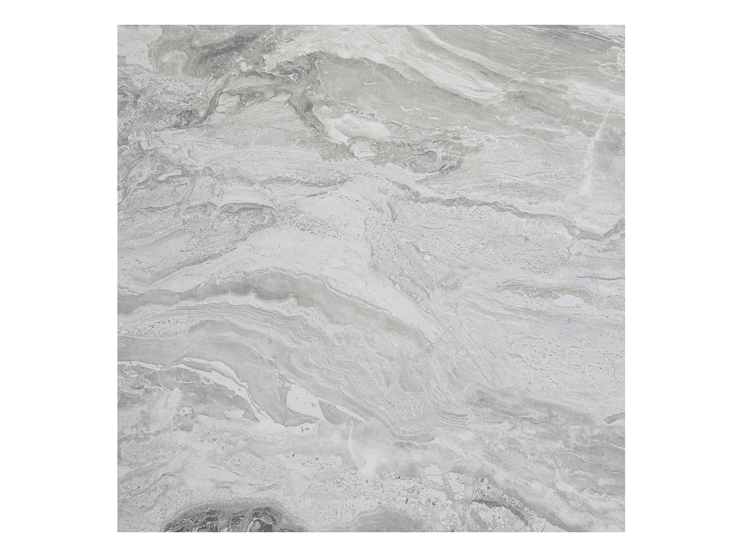 Table à manger extensible (99-159x74cm), design moderne, MDF, noir et gris (99-159x74x77 cm)