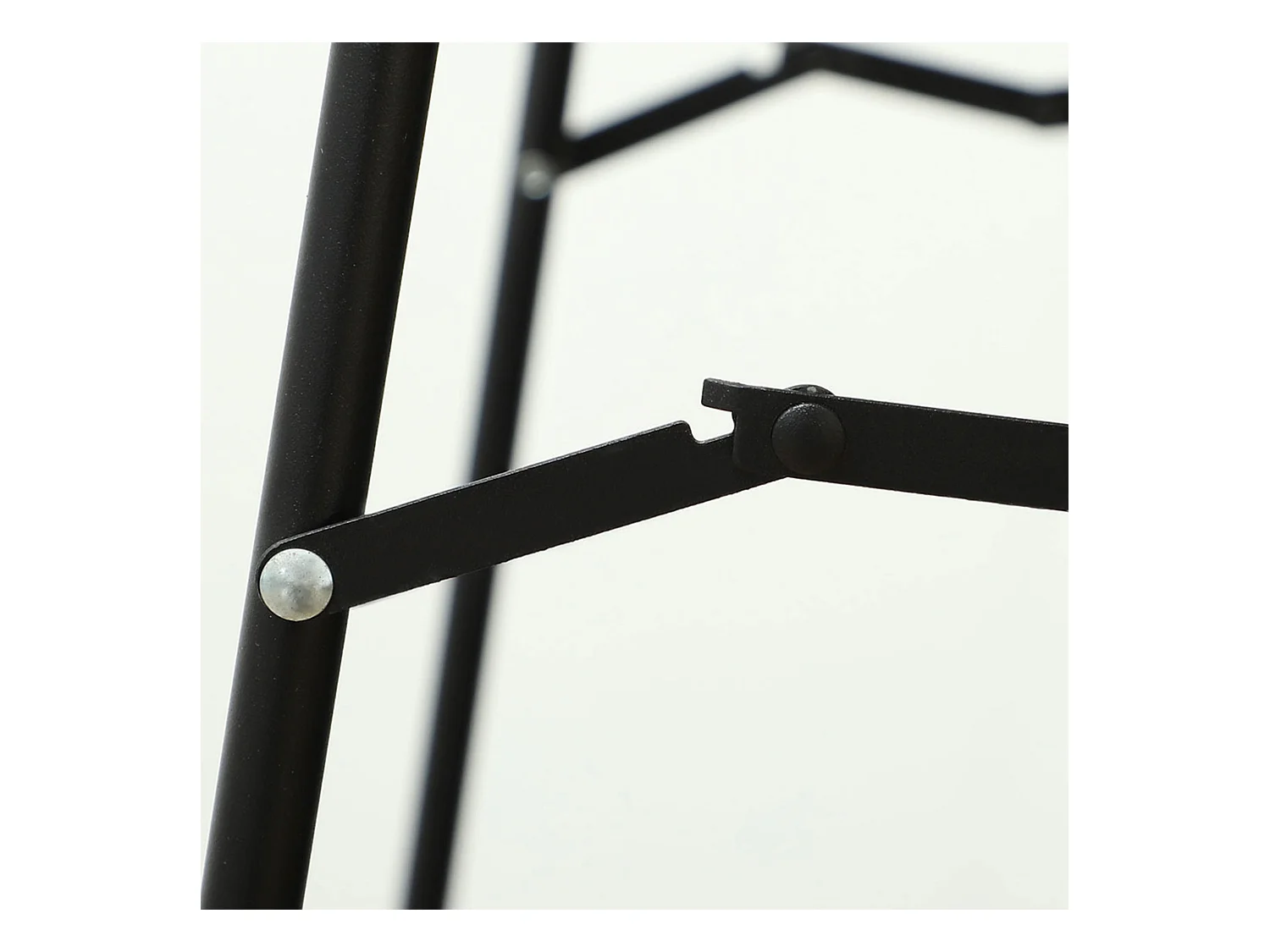 Miroir entier avec support, design arc, en verre, noir (150x50x3.6 cm)