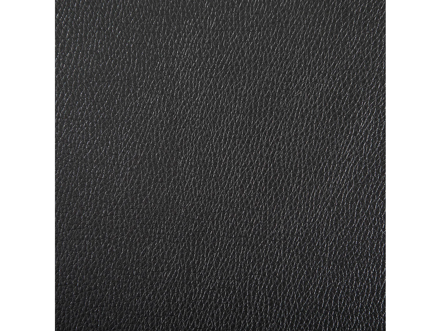 Banc de piano réglable, assise en cuir synthétique, bois caoutchouc, noir (63x33x45-56cm)