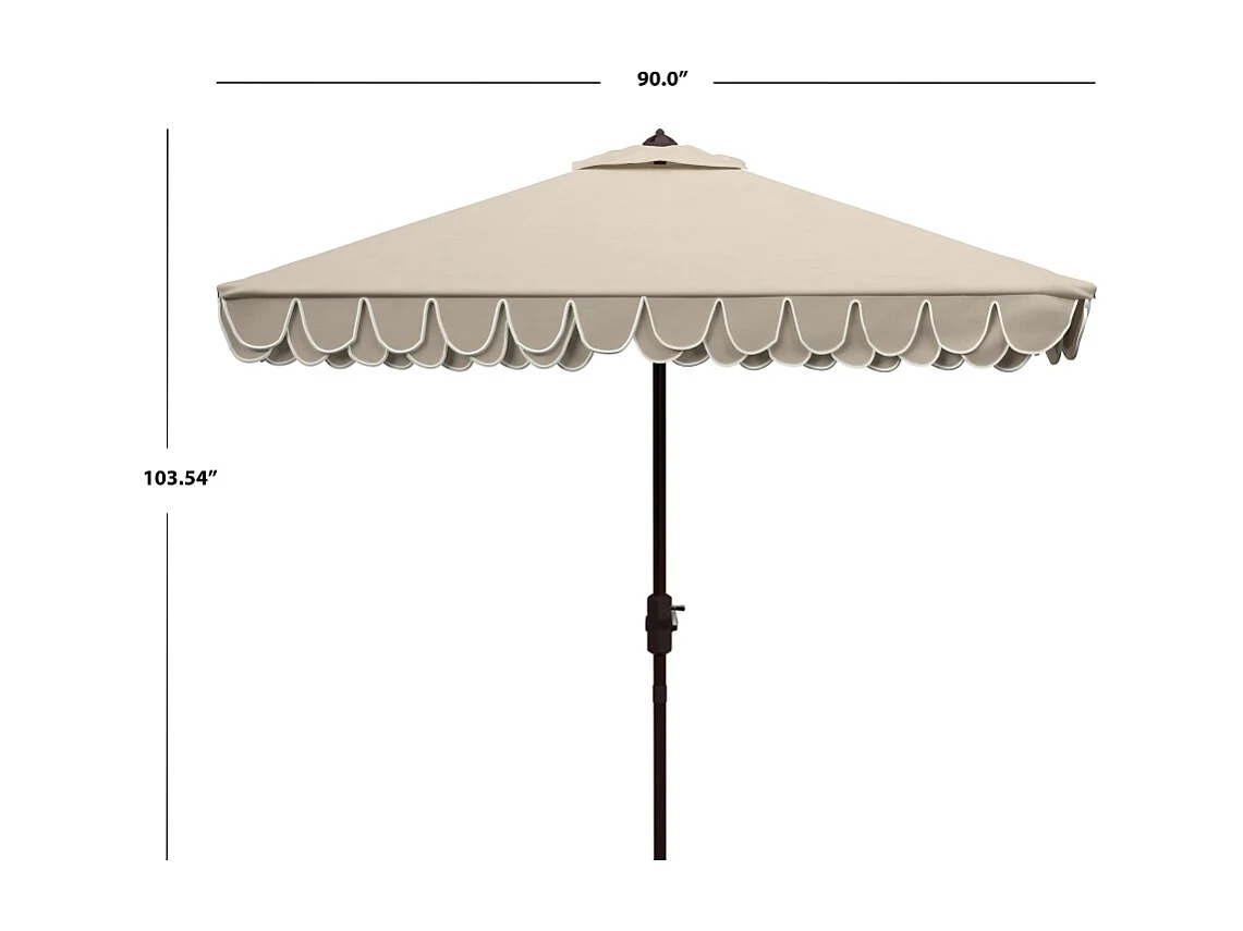 Parasol Beige 228.6 x 228.6 x 263 cm - Valance