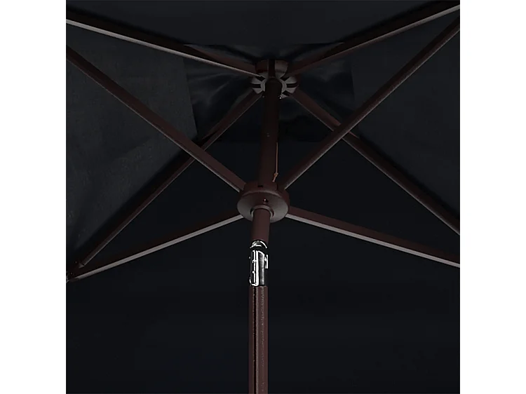 Parasol Marine/Blanc 228.6 x 228.6 x 263 cm - Valance