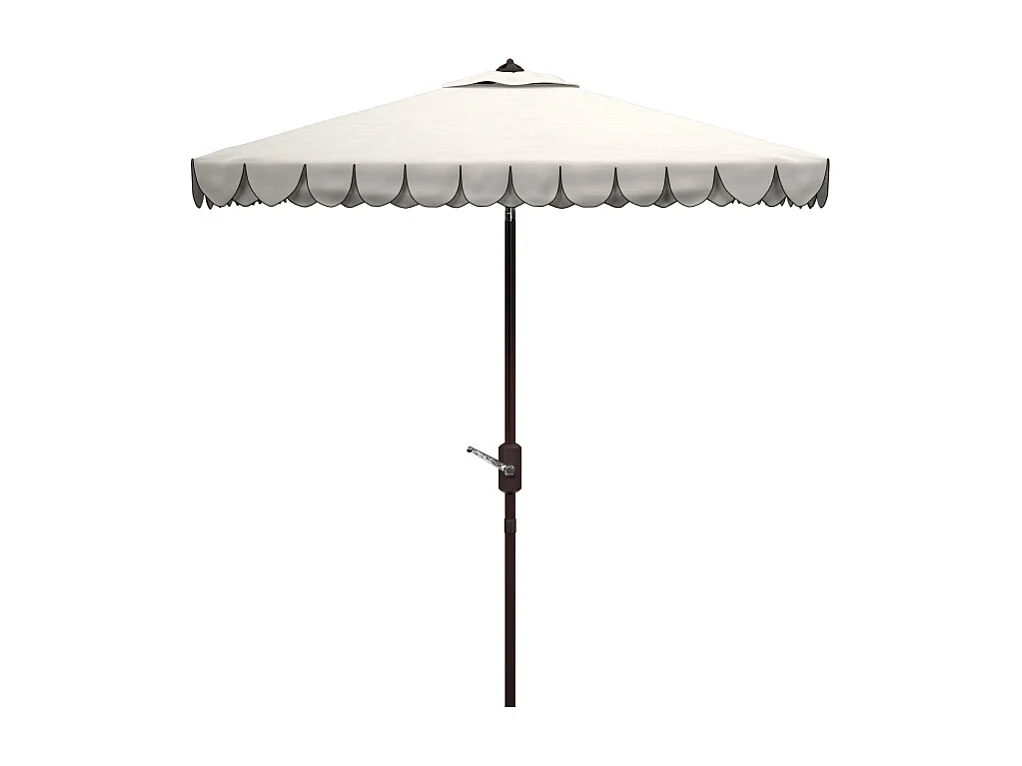 Parasol Noir/Blanc 228.6 x 228.6 x 263 cm - Valance