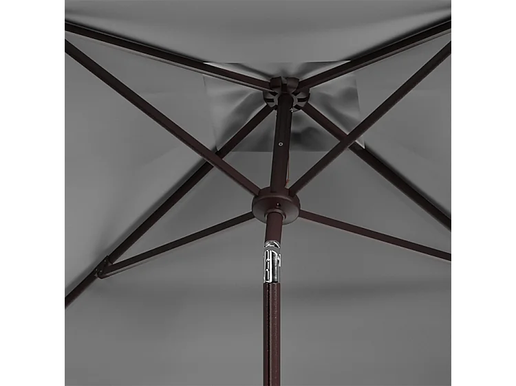 Parasol Noir/Blanc 228.6 x 228.6 x 263 cm - Valance