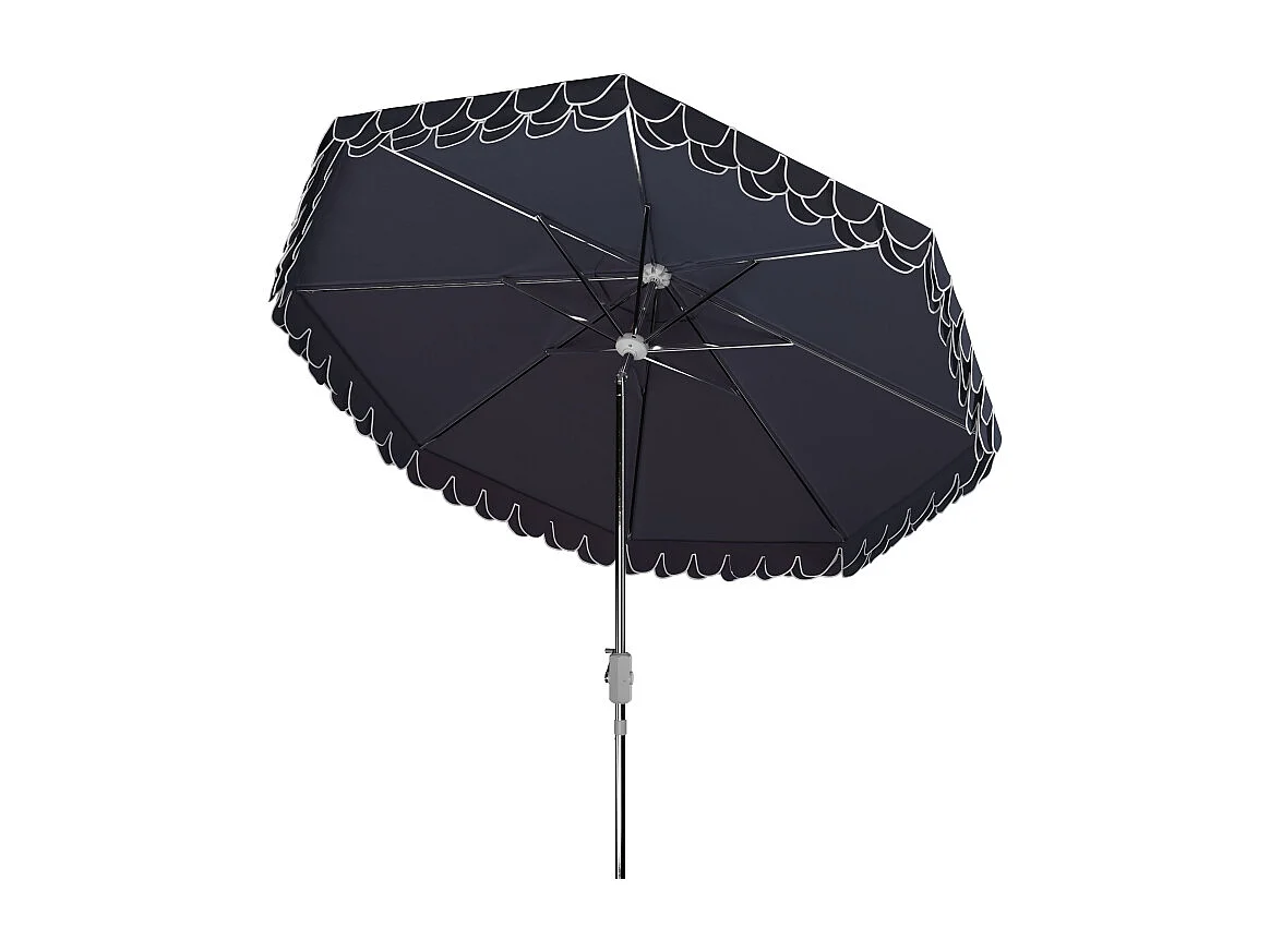 Parasol Marine/Blanc 256 x 256 X 251 cm - Valance