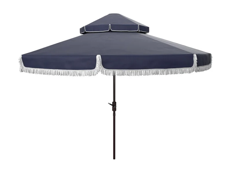 Parasol Marine/Blanc 257 x 257 x 253 cm - Milan