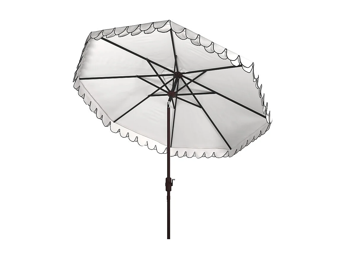 Parasol Marine/Blanc 256 x 256 X 251 cm - Valance