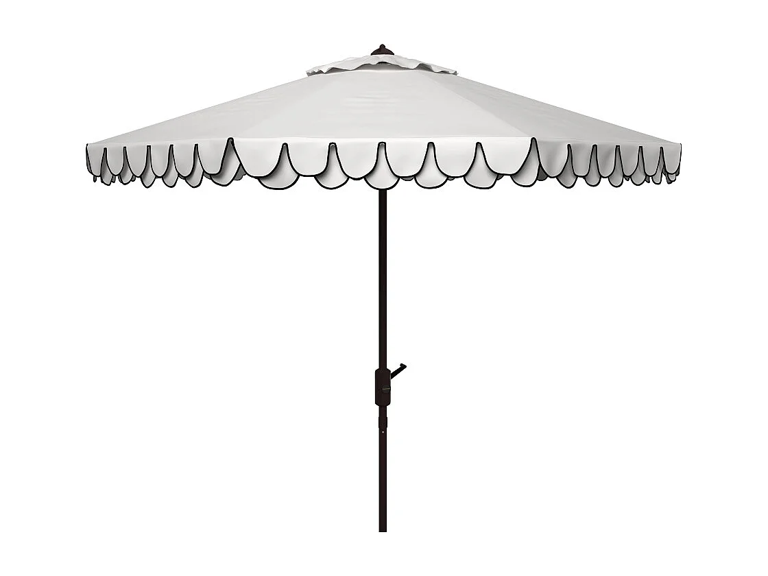 Parasol Marine/Blanc 256 x 256 X 251 cm - Valance