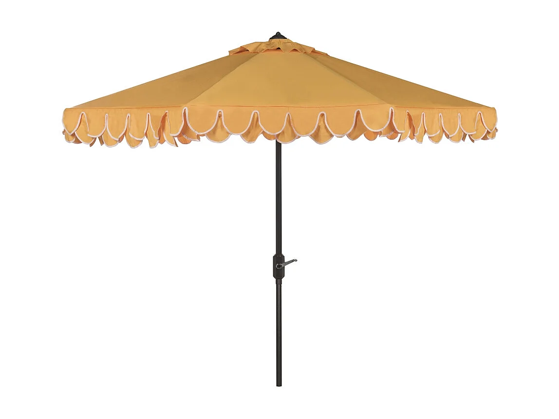 Parasol Jaune/Blanc 256 x 256 X 251 cm - Valance