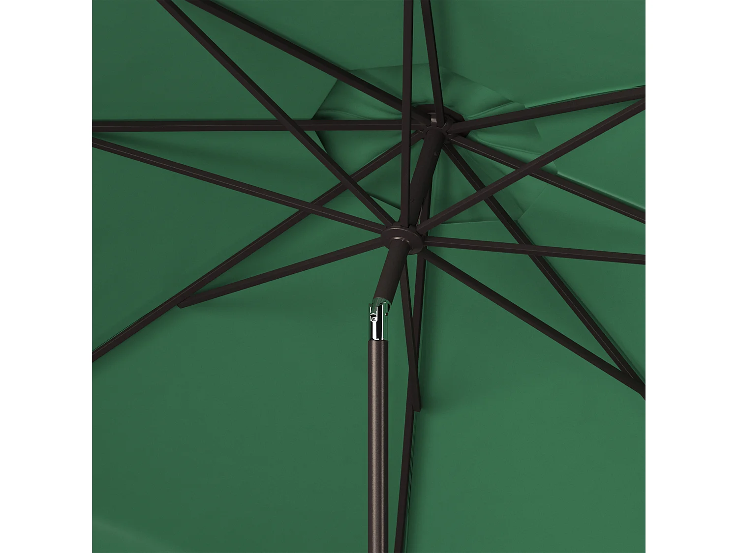 Parasol Vert 256 x 256 X 251 cm - Dorinda