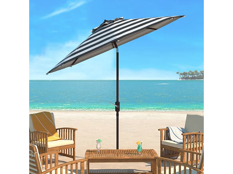 Parasol Noir/Blanc 256 x 256 X 251 cm - Iris