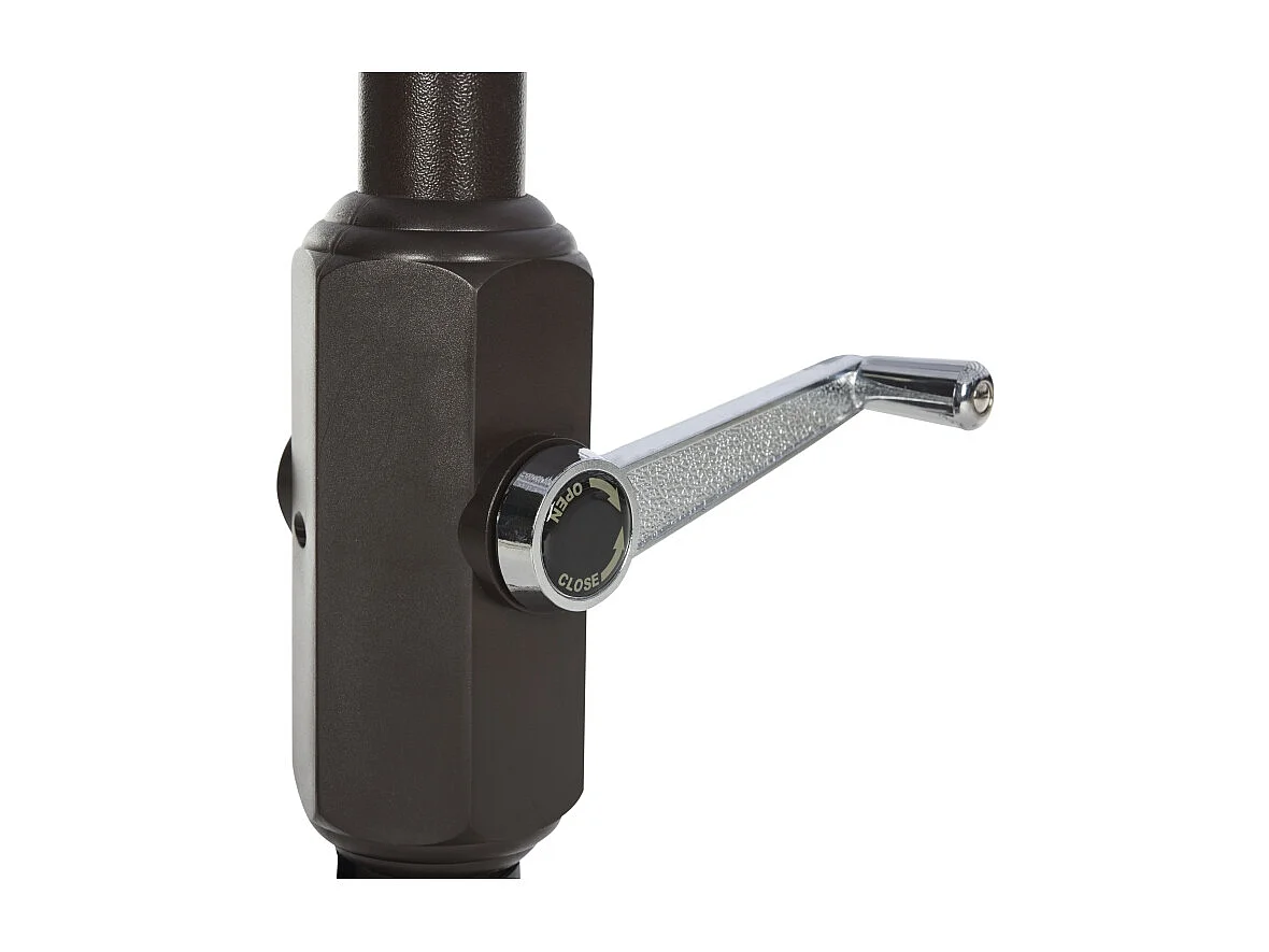 Parasol Noir/Blanc 256 x 256 X 251 cm - Iris