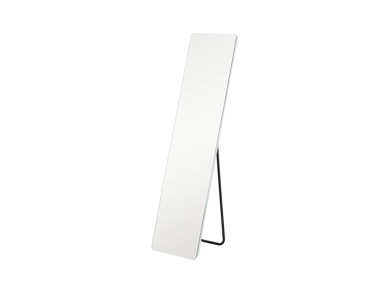 Miroir sur Pied avec Éclairage LED, 3 Couleurs de Lumière, Métal, Transparent (40x3x150 cm)
