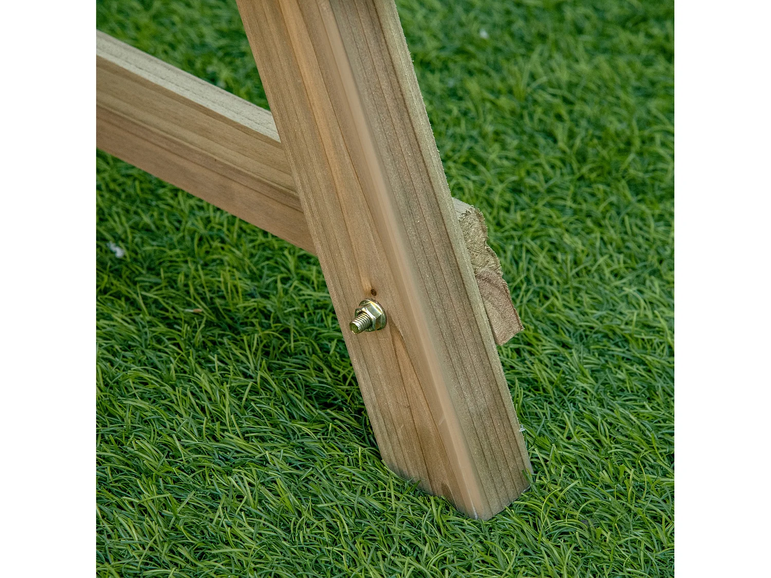 Houten verticale tuin met 3 planken, plantenbak op verschillende niveaus, natuurlijk (71x61x77 cm)
