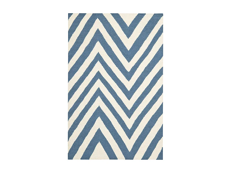 Tapis Bleu/Neutre 91 X 152 cm - Serena