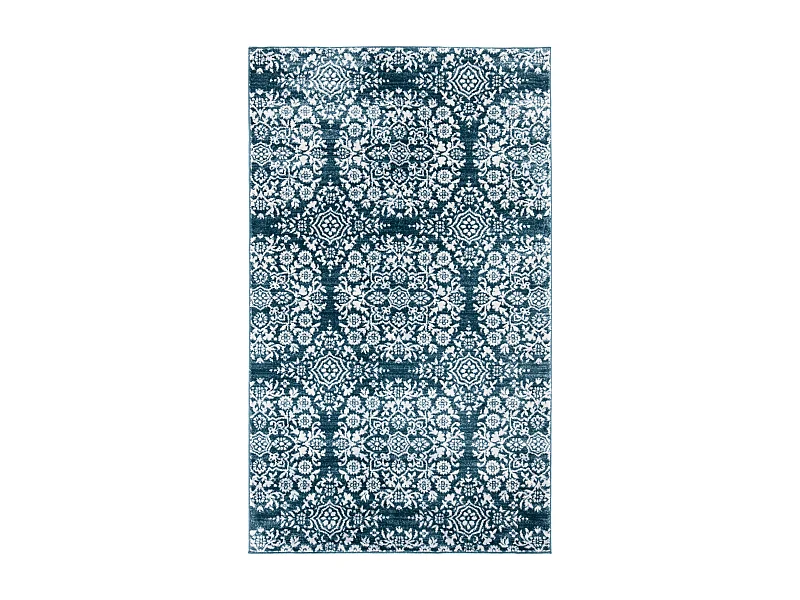 Tapis Bleu Marine/Neutre 91 X 152 cm - Scarlett