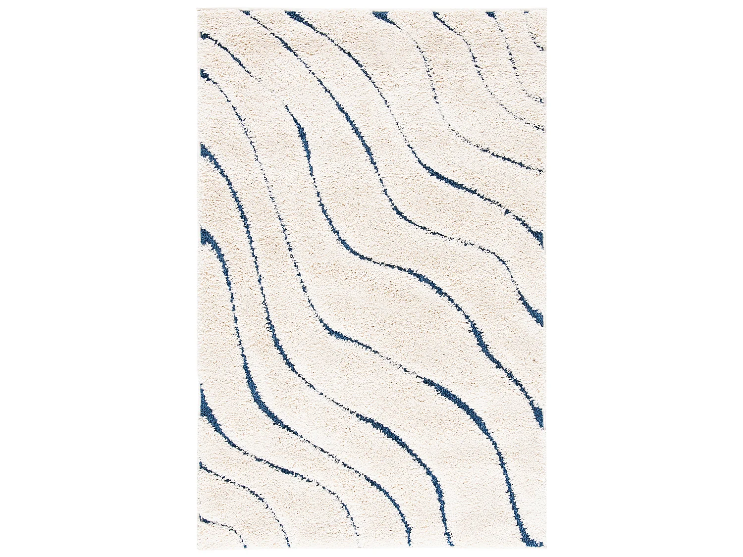 Tapis Neutre/Bleu 99 X 160 cm - Raton