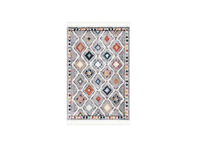 Tapis Gris/Multicolore 122 X 183 cm - Antonella