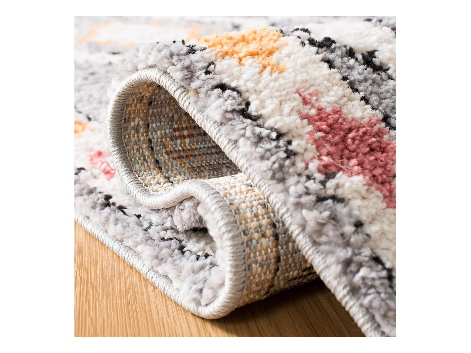 Tapis Gris/Multicolore 122 X 183 cm - Antonella