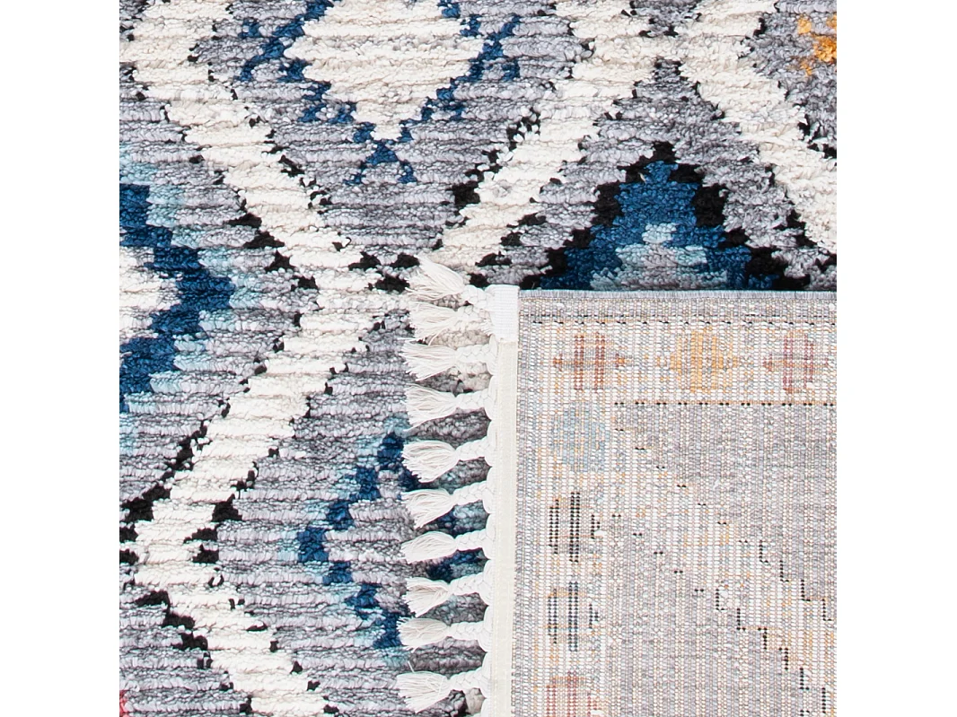 Tapis Gris/Multicolore 122 X 183 cm - Antonella