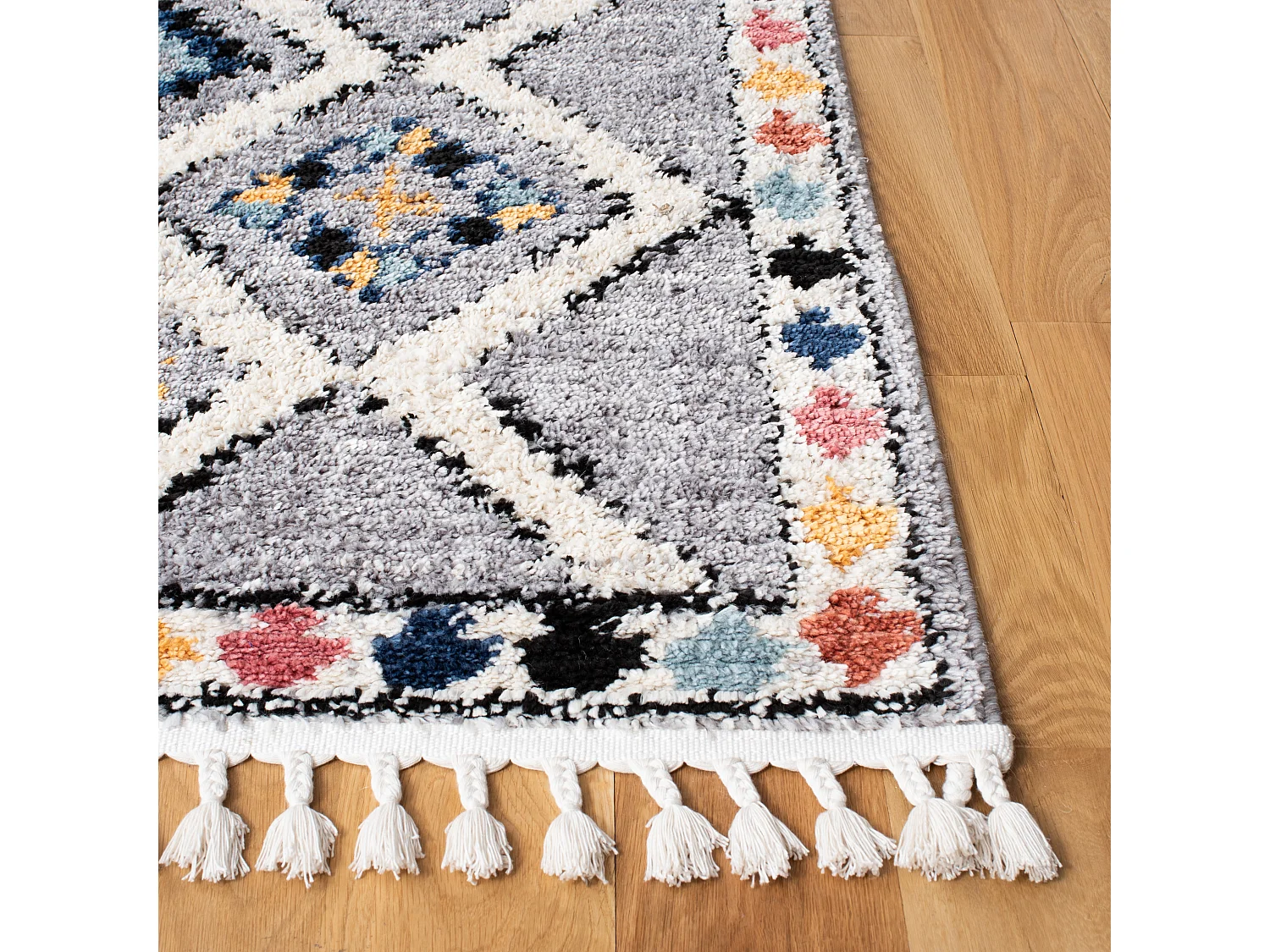 Tapis Gris/Multicolore 122 X 183 cm - Antonella