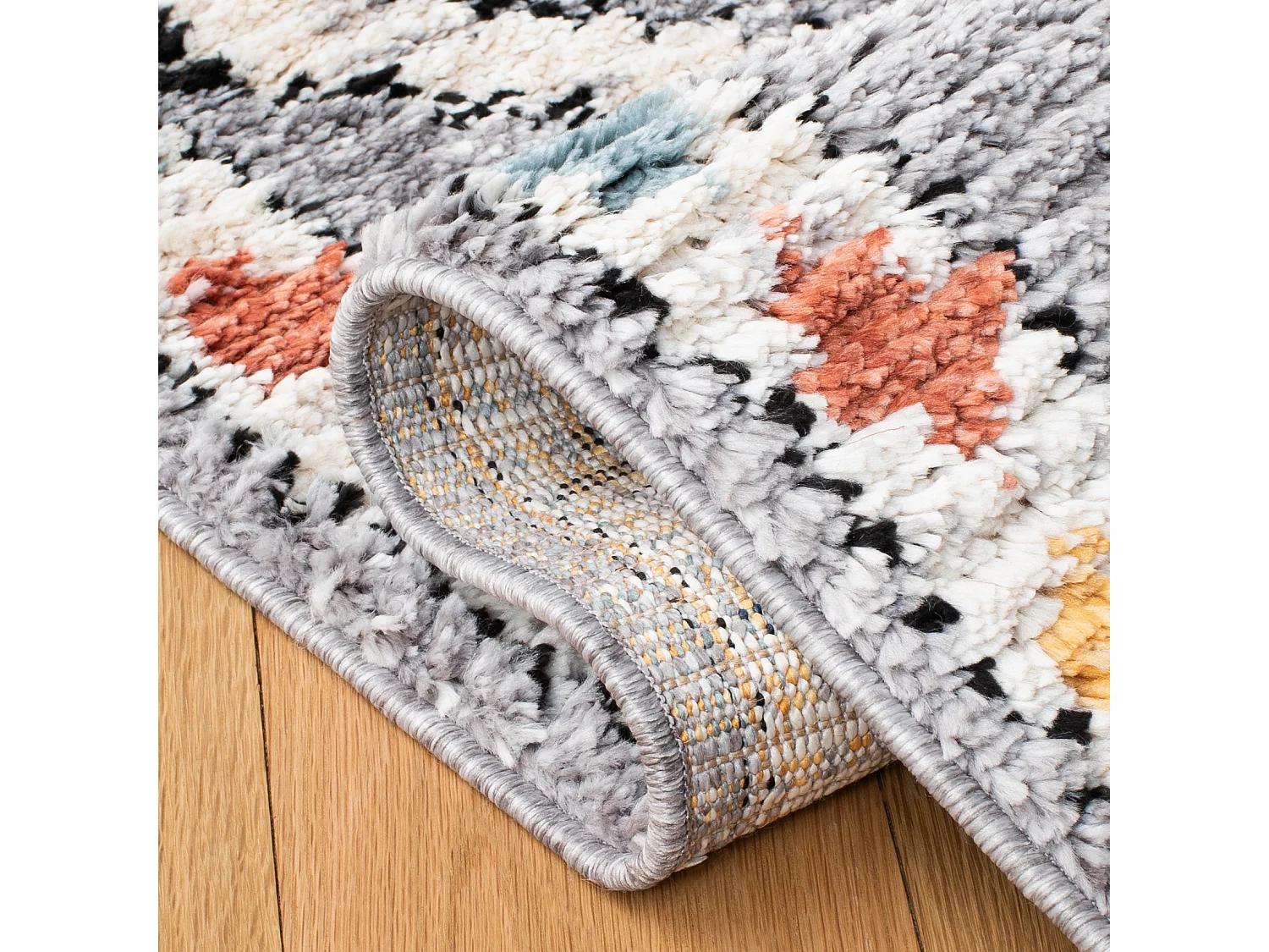 Tapis Gris/Multicolore 122 X 183 cm - Antonella