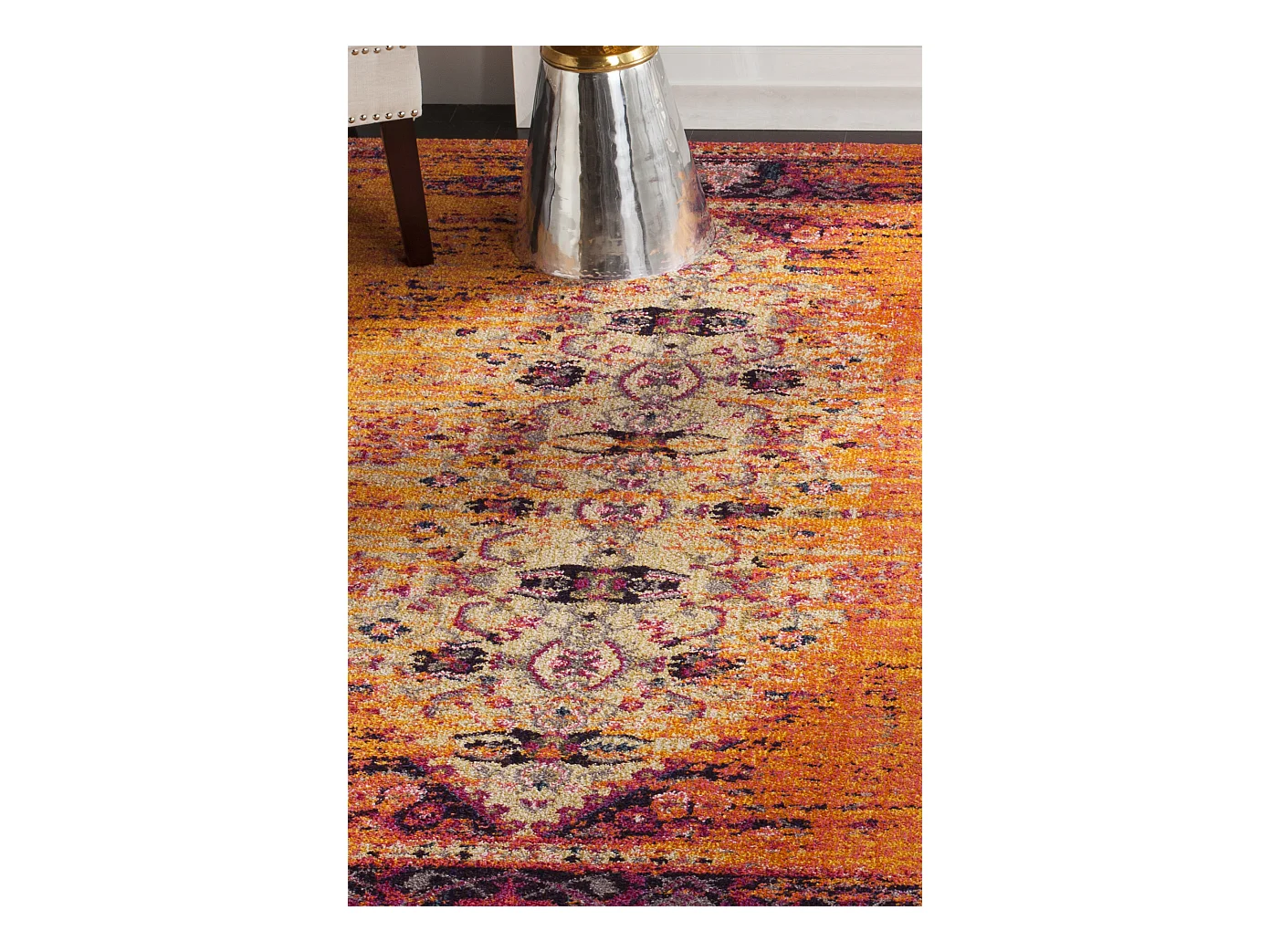 Tapis Orange/Multicolore 235 x 335 cm - Silvia