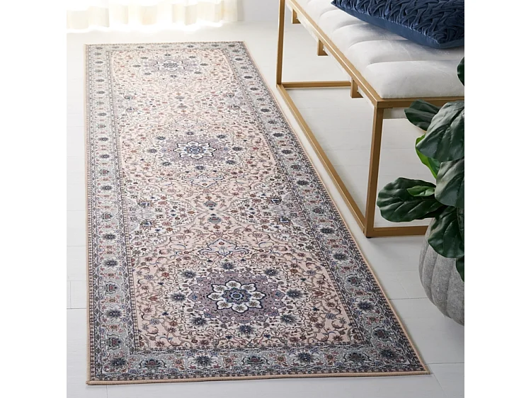 Tapis Beige/Vert 76 X 244 cm - Isleen